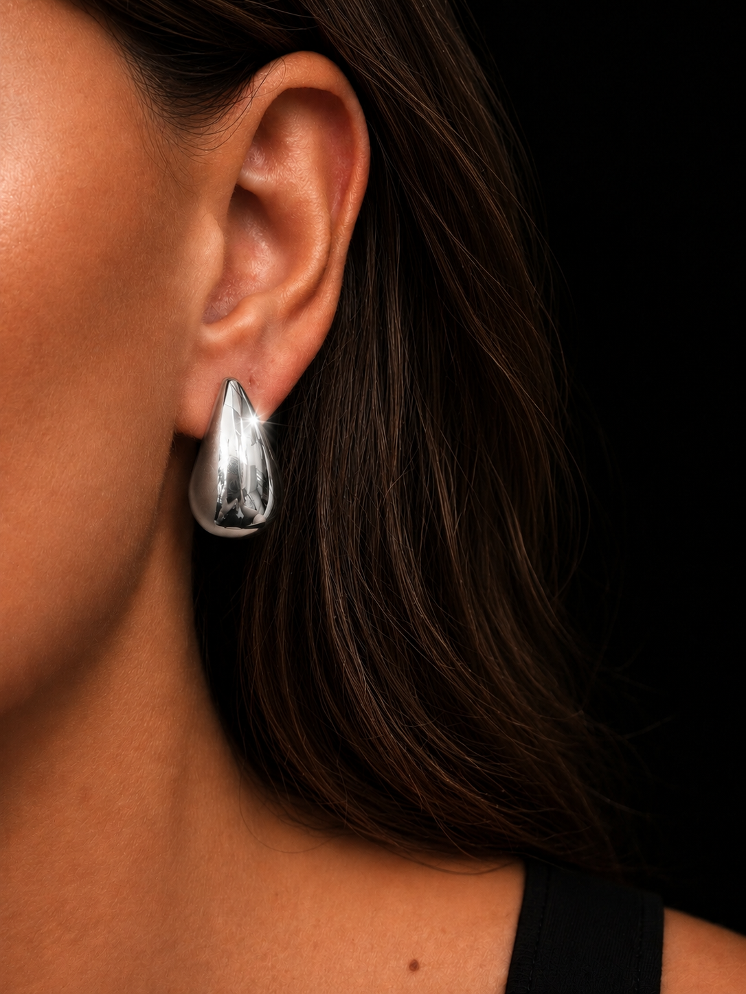 Boucle d’oreille hidaya (argenté)