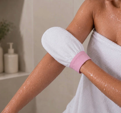 Gant exfoliant en soie corps | SOMNELA